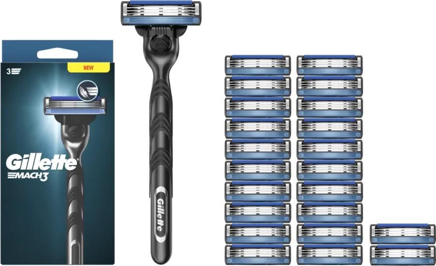 Gillette Mach3 + 23 navulmesjes