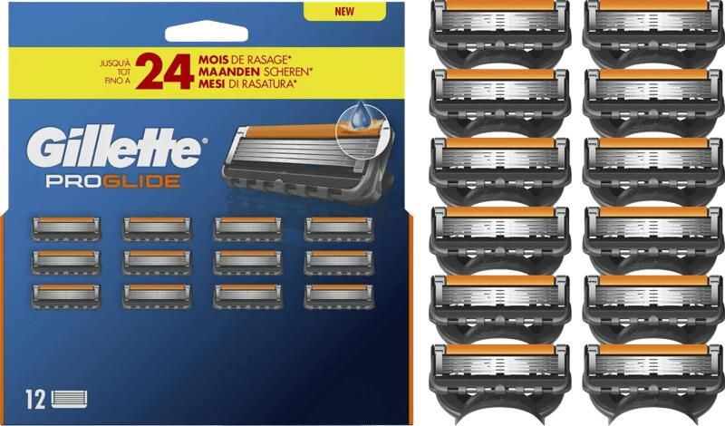 Gillette Fusion5 Proglide Scheermesjes 12 stuks