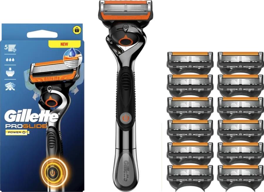 Gillette Proglide Power + 13 navulmesjes