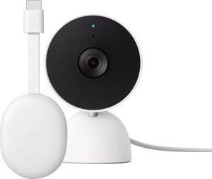 Google Chromecast 4K met TV + Nest Cam Indoor