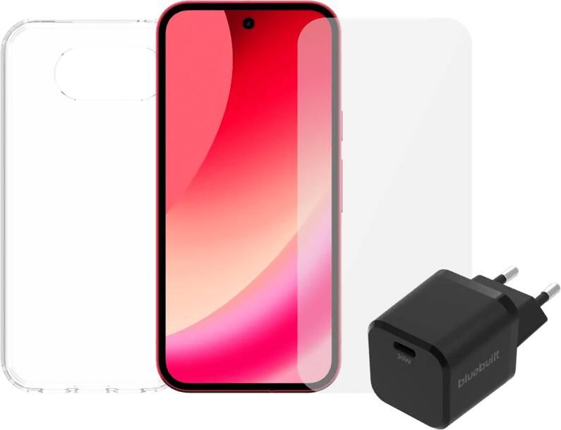 Google Pixel 10a 256GB Rood 5G + Compleet Accessoirepakket