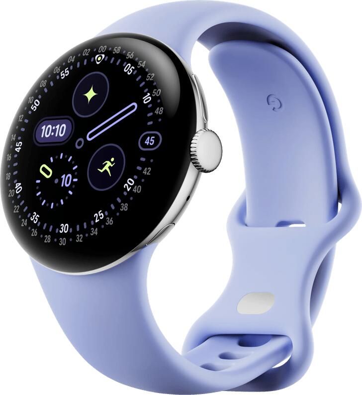 Google Pixel Watch 4 Zilver Paars 41 mm
