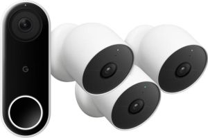 Google Nest Doorbell Wired + Cam 3-pack