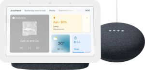 Google Nest Hub 2 Charcoal + Mini