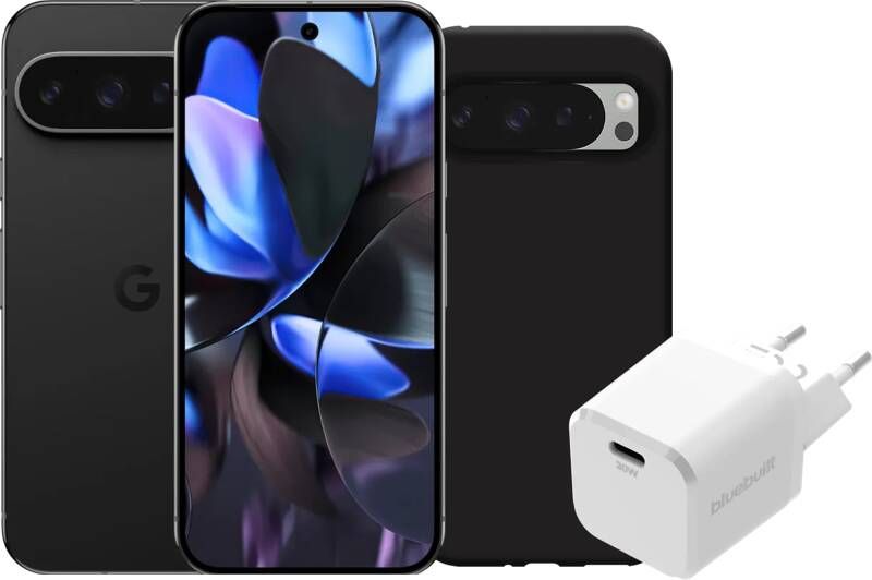 Google Pixel 9 Pro 128GB Zwart 5G + Accessoirepakket