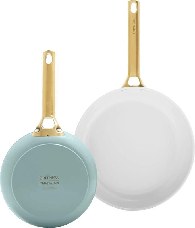 Greenpan Padova Reserve 20 + 26 cm koekenpannenset Smokey Blue