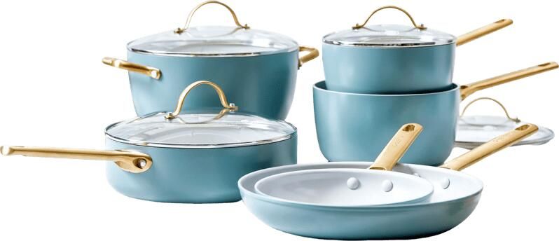 Greenpan Padova Reserve Pannenset 10-delig Sky Blue