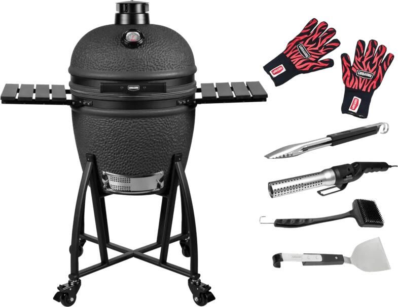 Grill Guru Prime Matte Black Large Starterspakket