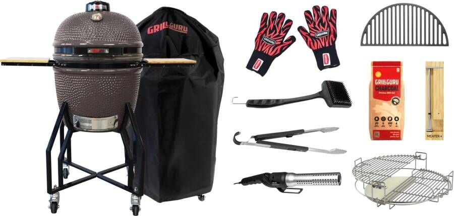 Grill Guru Original Large MT RVS Compleet Pakket