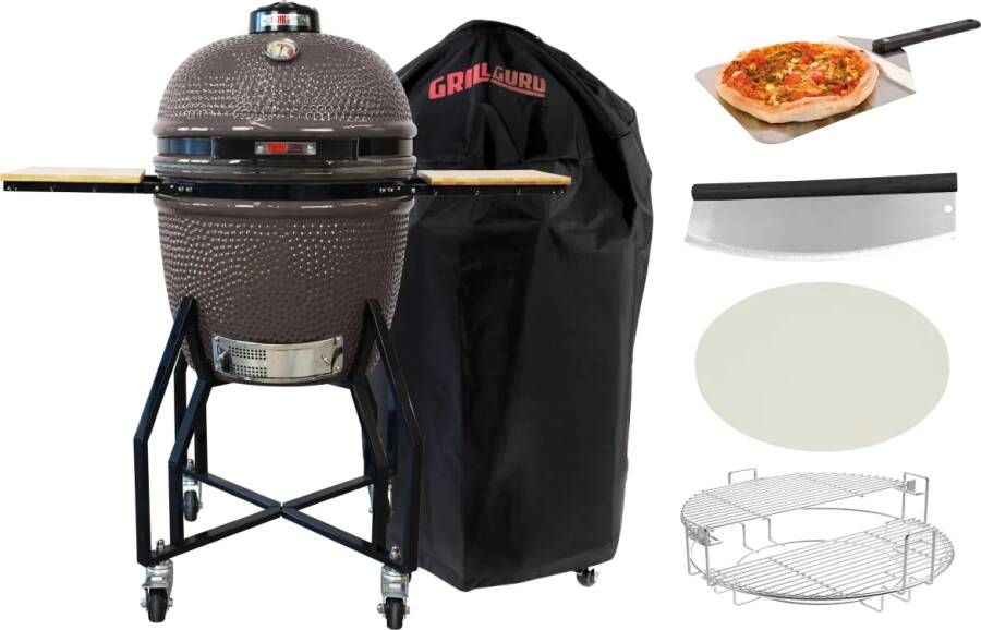 Grill Guru Original Large MT RVS Pizzapakket
