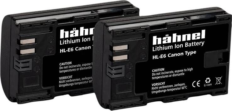Hahnel HL-E6 Canon Type Twinpack