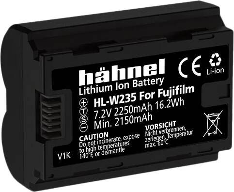 Hahnel HL-W235 Li-Ion battery (Fujifilm NP-W235) | Batterijen voor camera's | 5099113702067