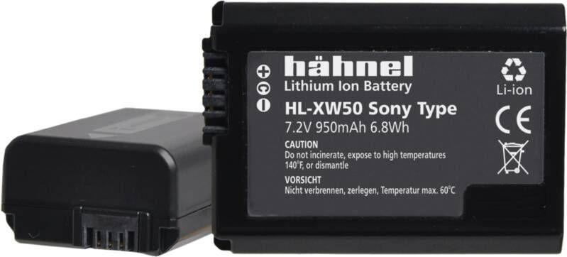 Hahnel HL-XW50 Sony 7.2V 950Mah