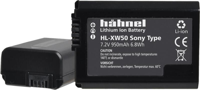 Hahnel HL-XW50 Sony 7.2V 950Mah | Batterijen voor camera's | Kabels Adapters&Laders Batterijen&Accu's | 1000 177.3