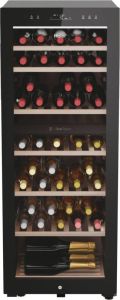 Haier Wine Bank 50 Serie 7 HWS77GDAU1 Compressorwijnkoeler Vrijstaand Zwart 77 fles(sen)