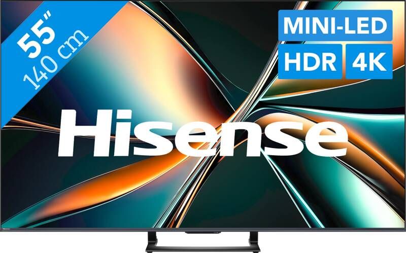 Hisense ULED MiniLED 55U7Q (2025) | 4K Ultra HD TV's | Beeld&Geluid Televisies | 6942351421032