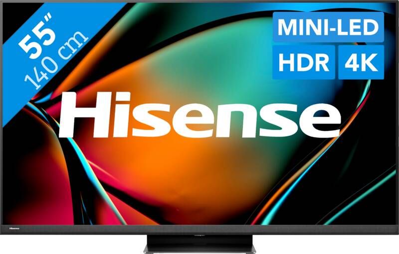 Hisense Mini-led-tv 55U8KQ 139 cm 55" 4K Ultra HD Smart TV