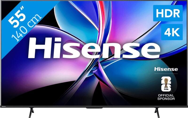 Hisense QLED 55E7Q Pro (2025) | Dolby Vision Televisies | Beeld&Geluid Televisies | 6942351416212