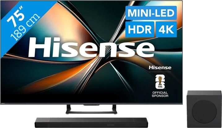 Hisense 75" ULED Mini-Led U7Q (2025) + AX3120Q