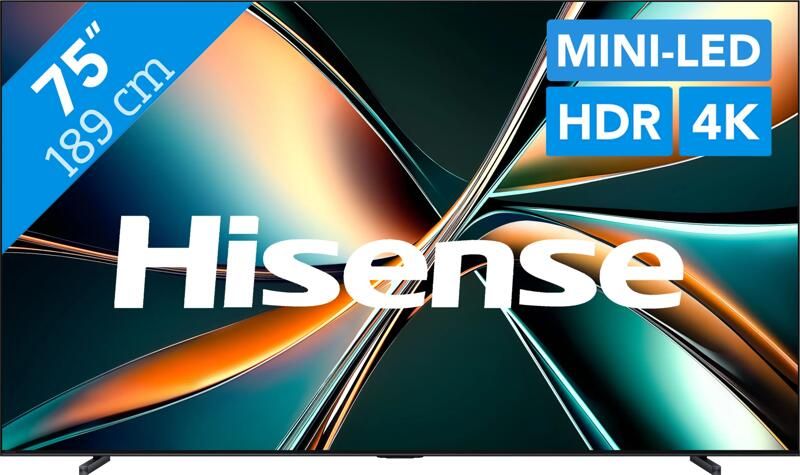 Hisense ULED MiniLED 75U7Q (2025) | Dolby Vision Televisies | Beeld&Geluid Televisies | 6942351416250