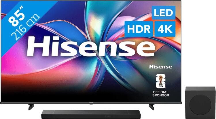 Hisense 85" QLED E7Q (2025) + AX3120Q