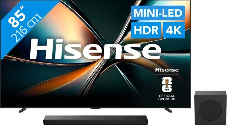 Hisense 85" ULED Mini-Led U7Q (2025) + AX3120Q