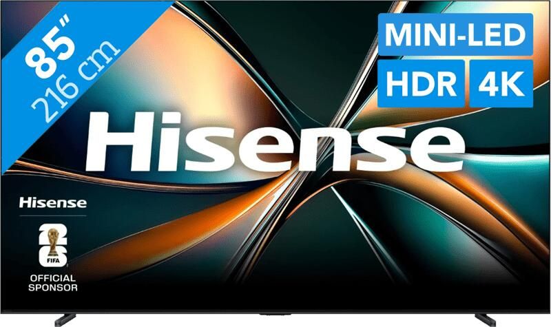 Hisense ULED MiniLED 85U7Q (2025) | HDR Televisies | Beeld&Geluid Televisies | 6942351421445