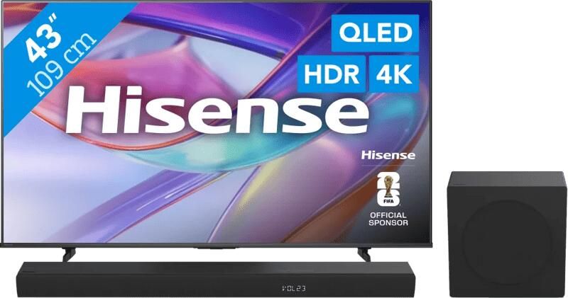 Hisense QLED 43" E79S (2026) + HS3100