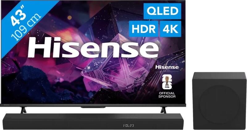 Hisense QLED 43" E79S PRO (2026) + HS3100