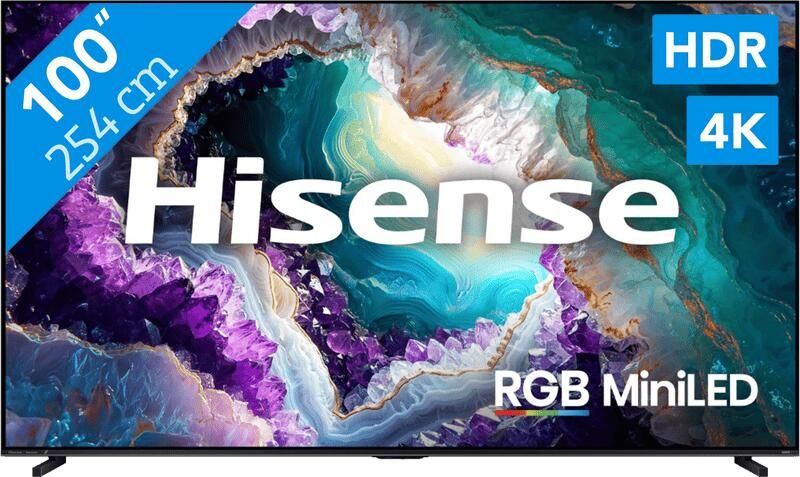 Hisense 100UR8S RGB MiniLED 4K 180Hz Smart TV (2026)