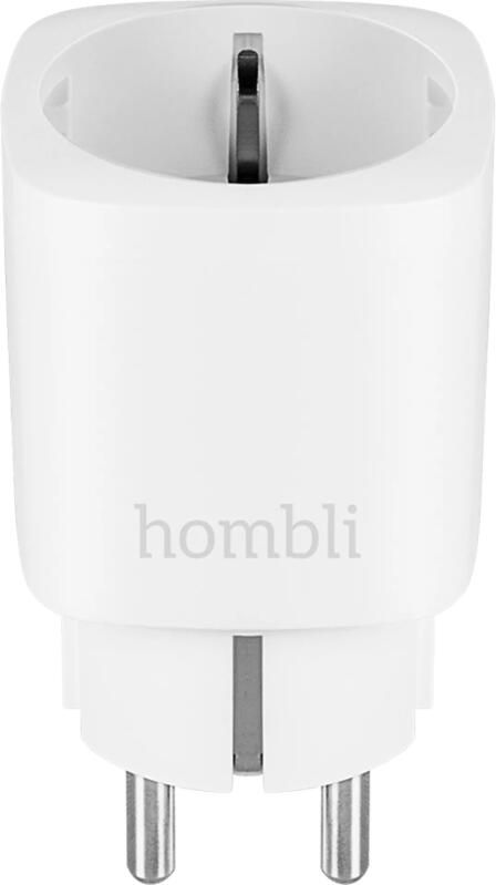 Hombli Slimme Stekker 220V WiFi Timerfunctie Compitabel met Amazon Alexa en Google Home Bediening via App 1 stuks Wit