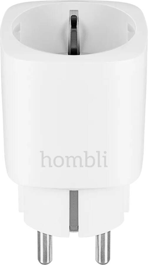 Hombli Slimme Stekker 220V WiFi Timerfunctie Compitabel met Amazon Alexa en Google Home Bediening via App 1 stuks Wit