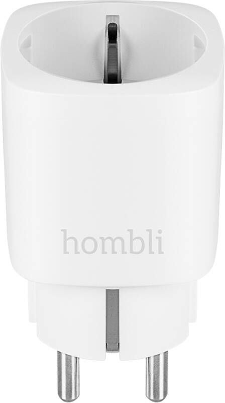 Hombli Slimme Stekker 220V WiFi Timerfunctie Compitabel met Amazon Alexa en Google Home Bediening via App 1 stuks Wit