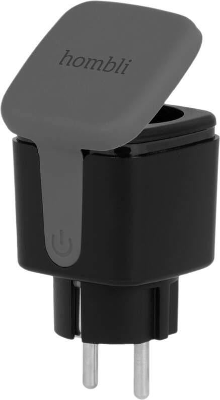 Hombli Slimme Stekker Smart Socket 230v Waterdicht Zwart