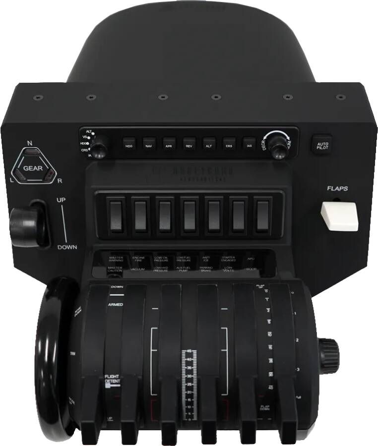 Honeycomb Bravo Throttle Quadrant met Auto Pilot en Annunciator Panel PC