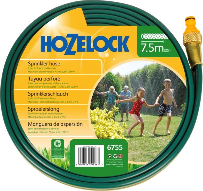 Hozelock Sproeislang 7 5 meter incl. aansluitstukken