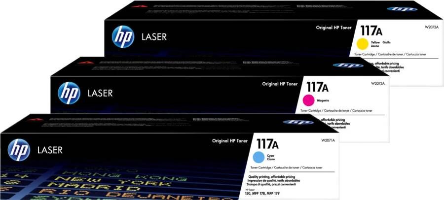 HP 117A Toner Kleuren 3-pack