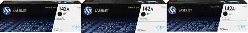 HP 142A Toner Zwart Triple Pack