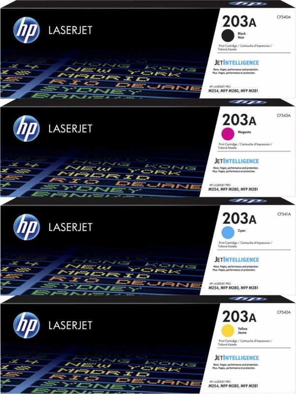 HP 203A Toners Combo Pack
