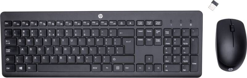 HP 230 Wireless Mouse&Keyboard Combo 18H24AA#ABB | Toetsenborden | 0195122117894