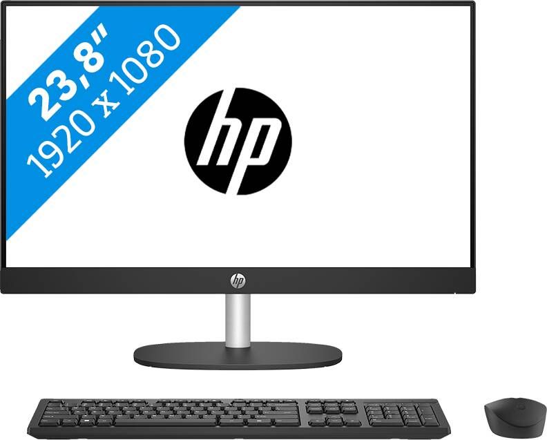 HP 24-cr0055nd All-in-one PC Zwart
