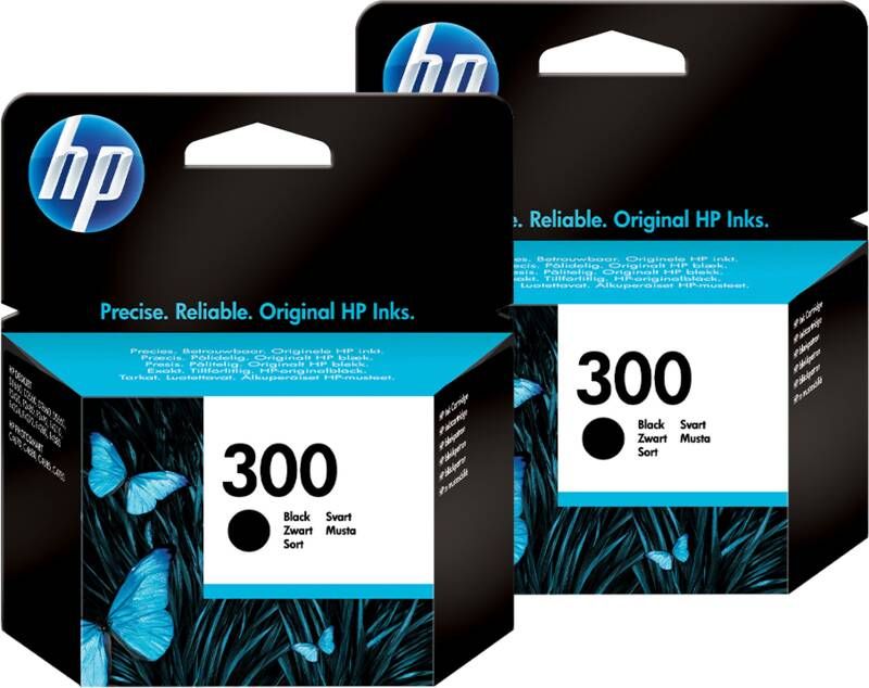 HP 300 Cartridges Zwart Duo Pack