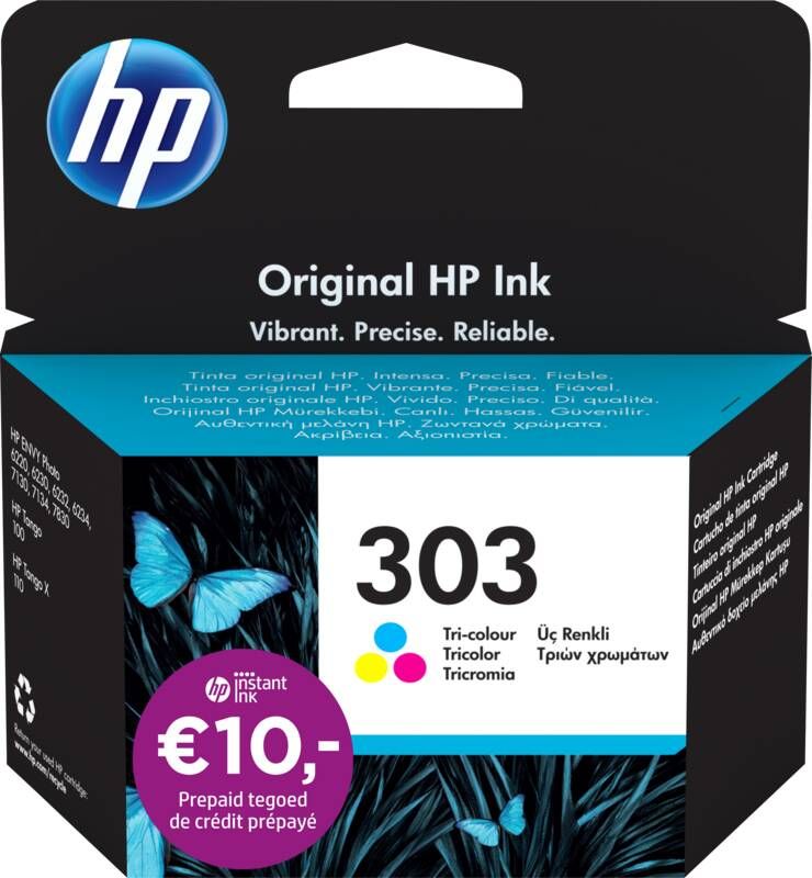 HP Ink Original 303 Tri-colour 04380485 | Cartridges&Toners | Computer&IT Printen&Scannen | T6N01AE