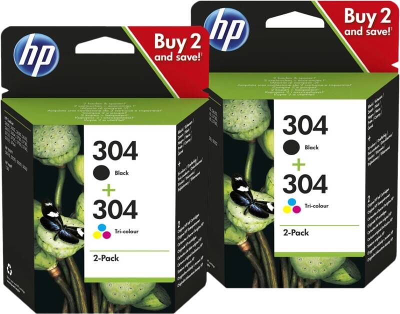 HP 304 Cartridges Duo Combo Pack