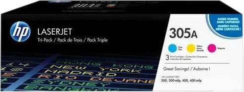 HP 305A 3-pack kleur toner