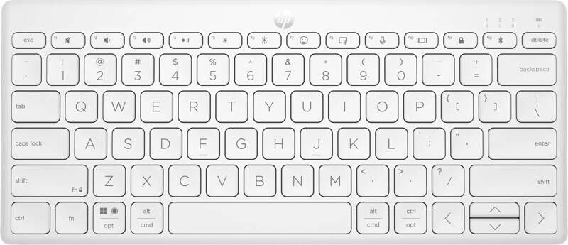 HP 350 WHT Compact Multi-Device KBD EURO Toetsenbord Wit