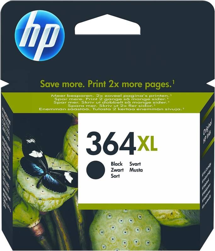 HP 364XL ZW inktcartridge (zwart)