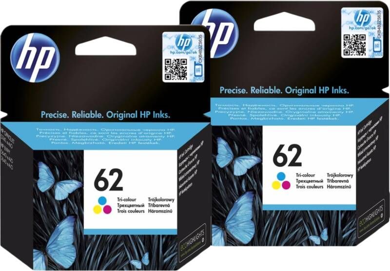 HP 62 Cartridges Kleur Duo Pack