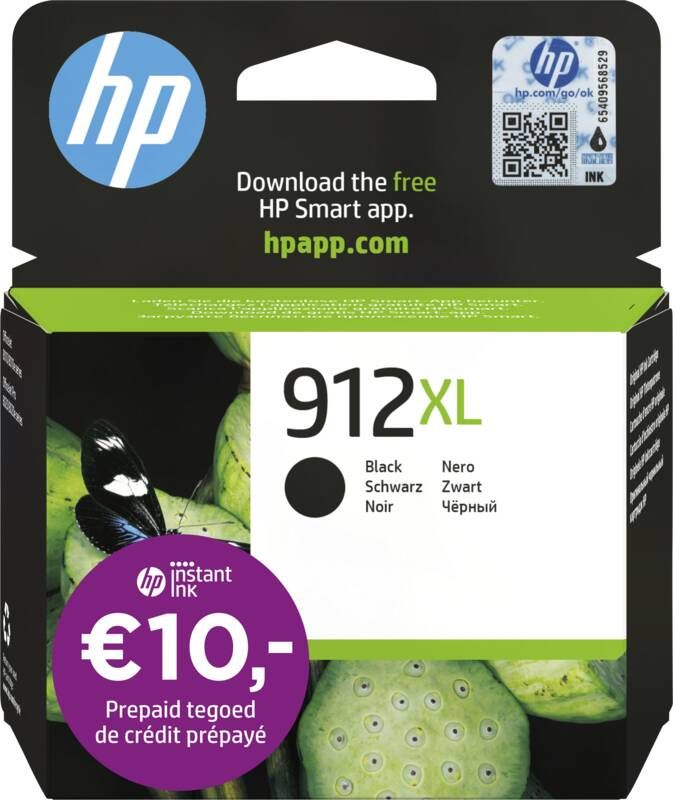 HP 912XL 3YL84AE-kar. Originele zwarte inkt met hoge capaciteit OfficeJet Pro 8022 8023 8024 8025