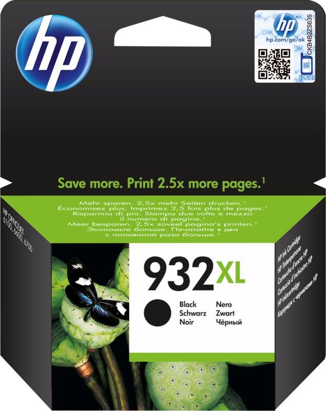 HP 932XL Black Ink Cartrigdge